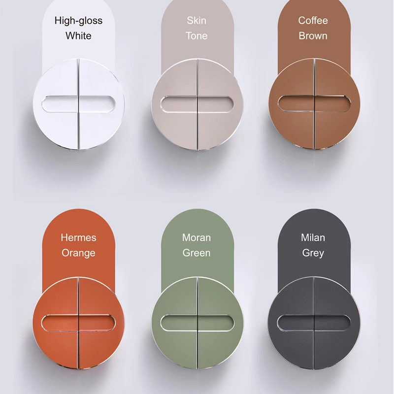 High Quality Half Aluminium Alloy Cabinet Handles Colorful Long Profile for Drawer Bedroom Living Room Aluminum Edge Pull