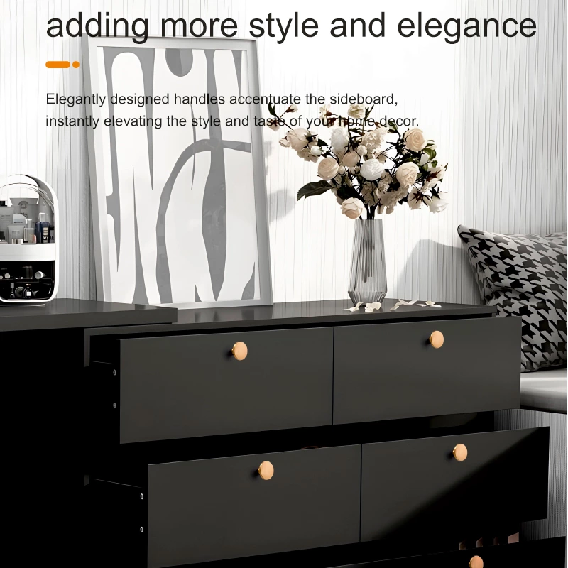 Gold Single Hole Modern Luxury Light Copper Black Nordic Aluminum Alloy Eco-Friendly Durable Furniture Handles Knobs for Kitchen