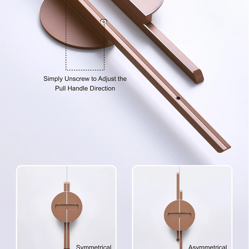 High Quality Half Aluminium Alloy Cabinet Handles Colorful Long Profile for Drawer Bedroom Living Room Aluminum Edge Pull