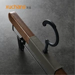 Supplier Wholesale Walnut Wooden Hanger Suit Hangers for Clothes Custom Solid Wood Hangers for Clothing