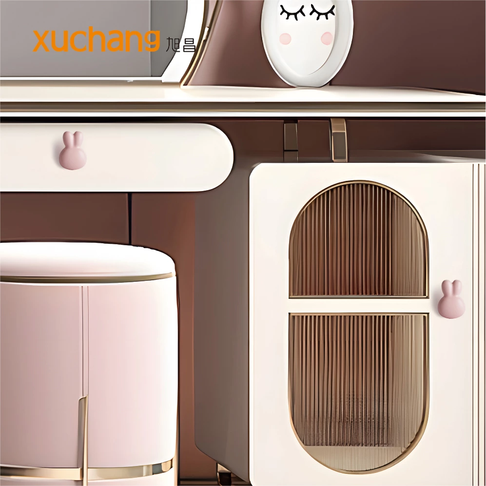 Cute Ceramic Animal Cabinet Knobs Bear Rabbit Shape Kids Drawer Pulls Decorative Furniture Handles for Nursery Wardrobe Cupboard