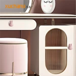 Cute Ceramic Animal Cabinet Knobs Bear Rabbit Shape Kids Drawer Pulls Decorative Furniture Handles for Nursery Wardrobe Cupboard