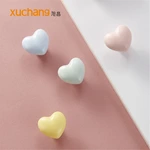 Cute Ceramic Animal Cabinet Knobs Bear Rabbit Shape Kids Drawer Pulls Decorative Furniture Handles for Nursery Wardrobe Cupboard