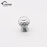 Hot Selling Precision-Cut Crystal Cabinet Knobs Handles Diamond-Covered Pull for Kitchen & Bedroom Drawers
