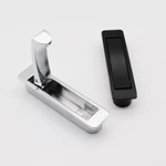 New Design Concealed Pull Handle Zinc Square Chrome Furniture Hardware for Kitchen Cabinets Drawers Wardrobes Bedrooms