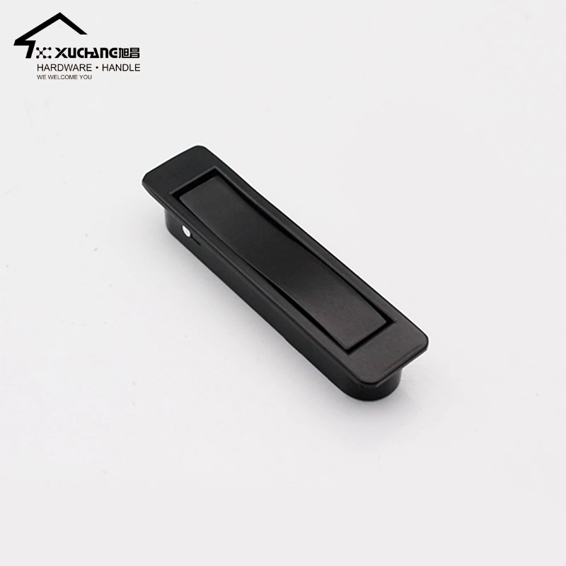 New Design Concealed Pull Handle Zinc Square Chrome Furniture Hardware for Kitchen Cabinets Drawers Wardrobes Bedrooms