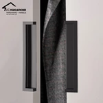 Xuchang Hardware Concealed Cabinet Handles Zinc Living Room/Kitchen/Dresser/Warehouse Drawer Recessed Pulls for Hotels Bedrooms