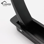 New Design Concealed Pull Handle Zinc Square Chrome Furniture Hardware for Kitchen Cabinets Drawers Wardrobes Bedrooms