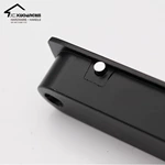 New Design Concealed Pull Handle Zinc Square Chrome Furniture Hardware for Kitchen Cabinets Drawers Wardrobes Bedrooms