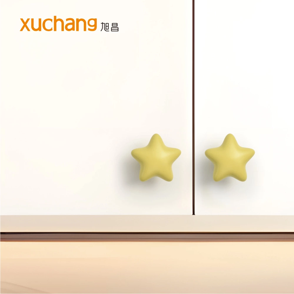 Modern Cute Cartoon Ceramic Handles Colorful Ceramic Drawer Pulls Knobs for Kitchen Cabinets Bathroom Living Room Dining Kids'