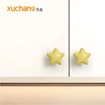 Modern Cute Cartoon Ceramic Handles Colorful Ceramic Drawer Pulls Knobs for Kitchen Cabinets Bathroom Living Room Dining Kids'