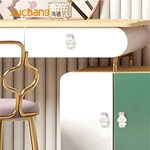 Animal Shaped Ceramic Drawer Pulls - Cute Cartoon Cabinet Knobs for Kids' Room, Kitchen & Bathroom - Colorful Modern Handles