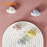 Modern Cute Cartoon Ceramic Handles Colorful Ceramic Drawer Pulls Knobs for Kitchen Cabinets Bathroom Living Room Dining Kids'